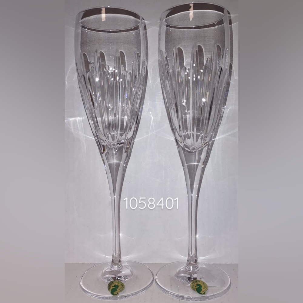 Waterford Ardan Mara Flute, Set of 2, NEW